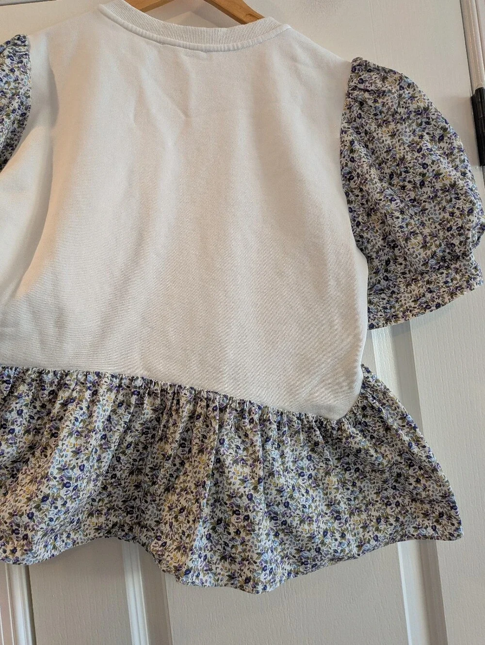Hyacinth House Mixed Media Savannah Blouse Top Ditsy Floral Cottagecore Size XXL